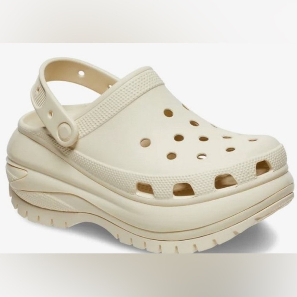 Crocs Mega Crush Clogs - Beige W9 M7